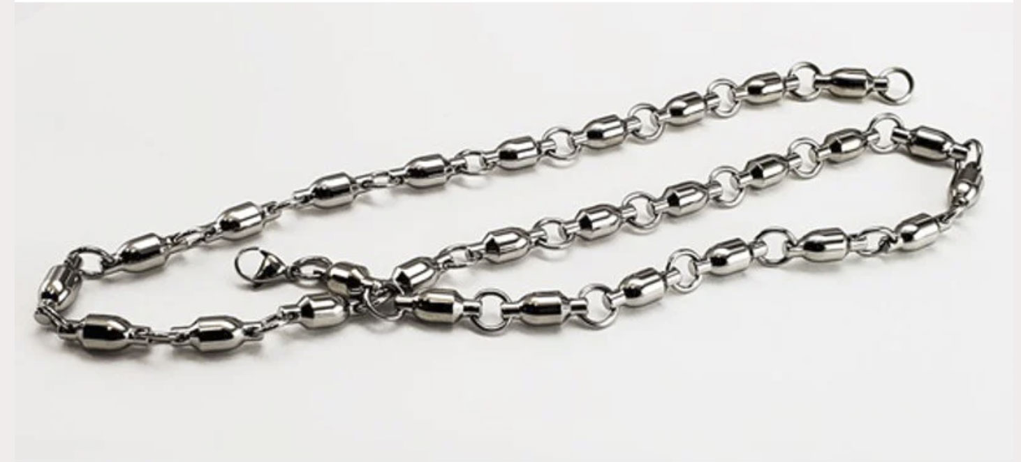 Guy Beard Stainless Steel Swivel Necklac Sale