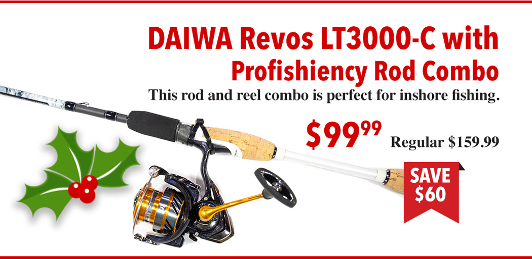 Christmas Specials : DAIWA Revos LT3000C w/ Profishency Rod