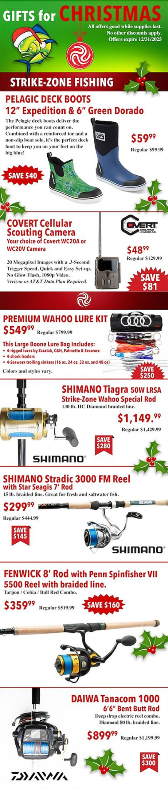 Strike-Zone Fishing Holiday Specials 2025